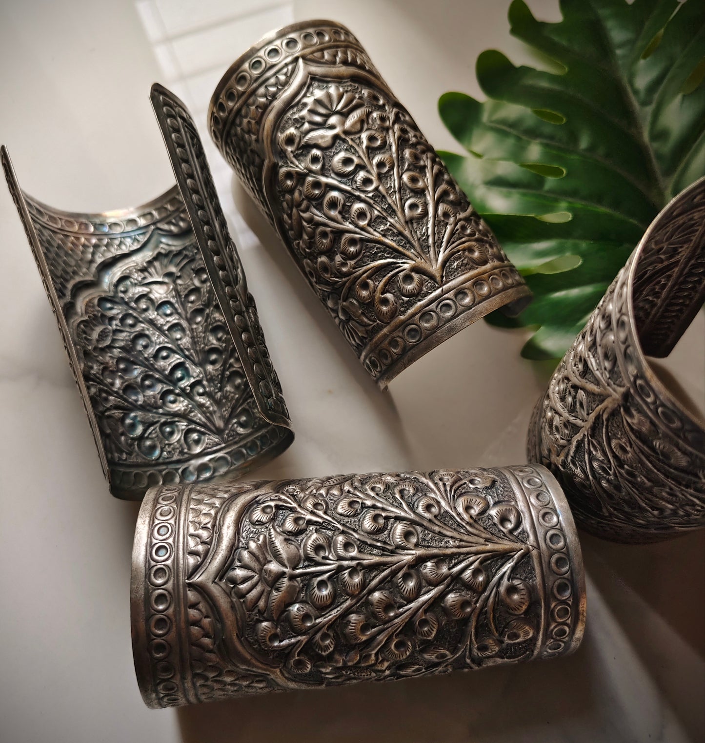 Beautiful Designer Chitai Work Big Kada 1 pc