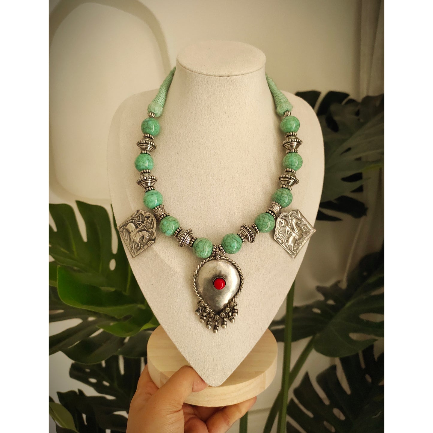Beautiful Designer Paatri Mix Beaded Necklace