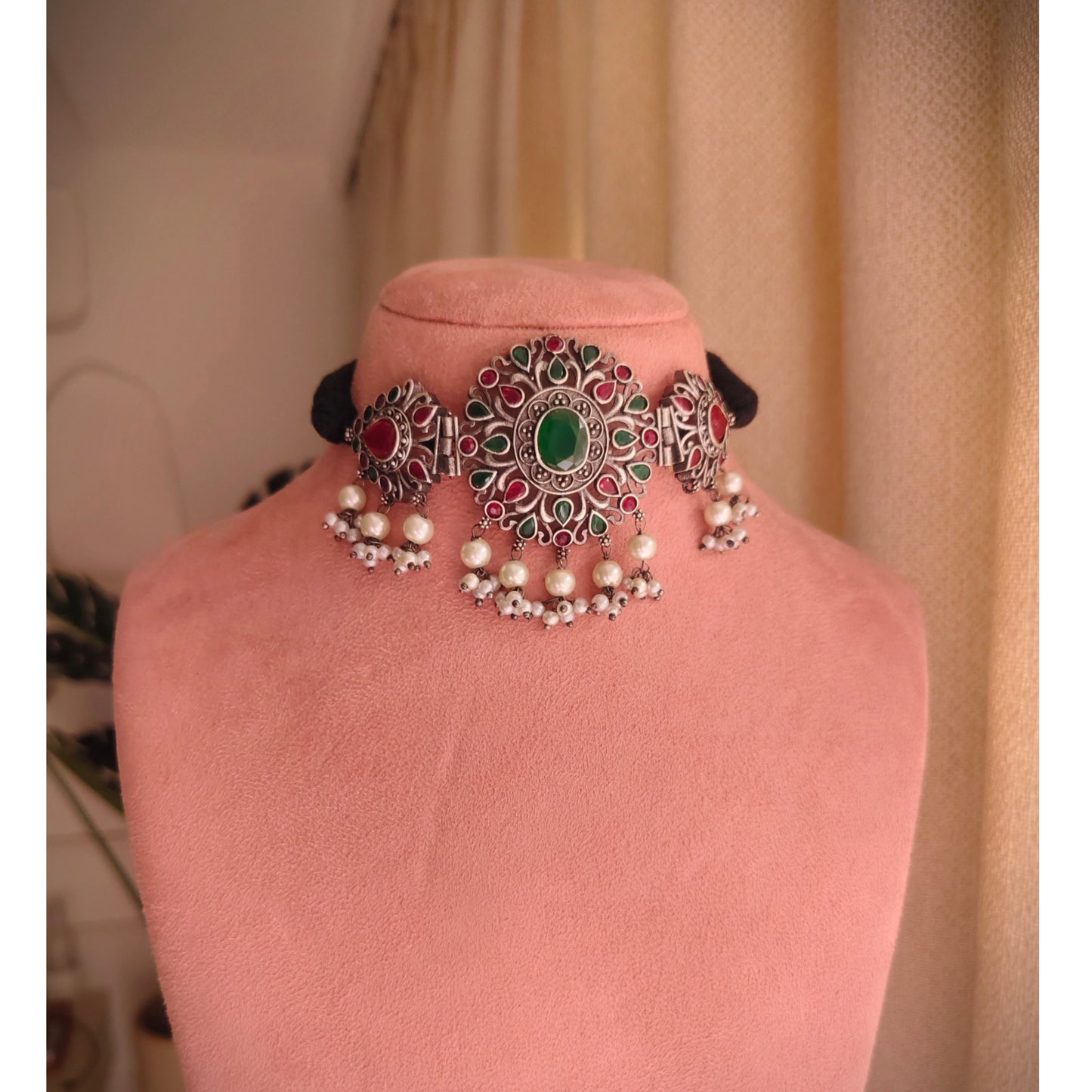 Beautiful Designer Stone Embedded Choker