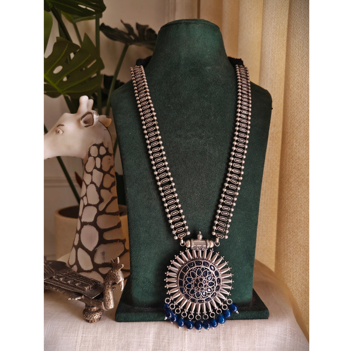 Beautiful Designer Stone Embedded Pendant Necklace
