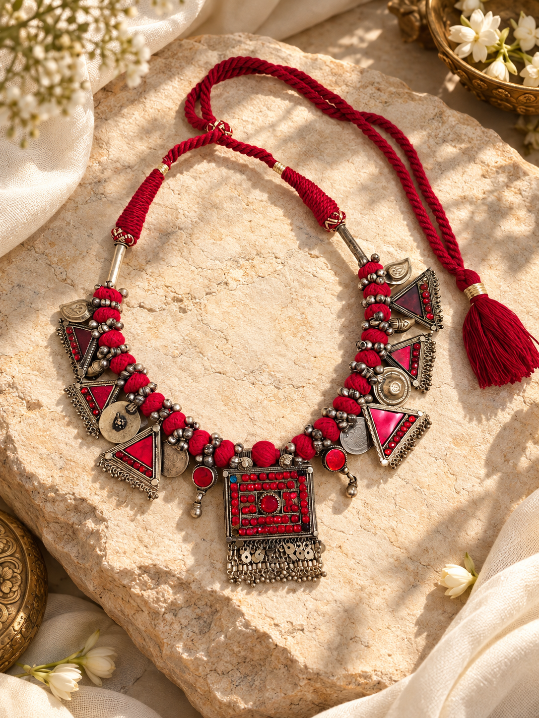 Beautiful Designer Afghani Vintage Neckpiece