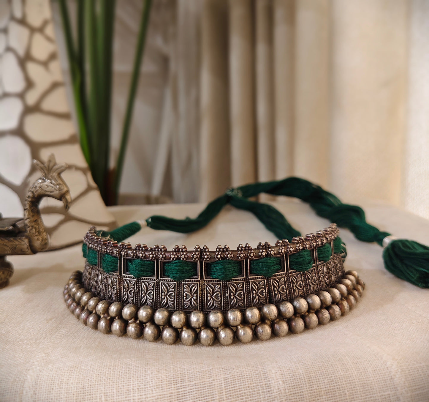 Beautiful Designer Choker With Handmade Adjustable Dori