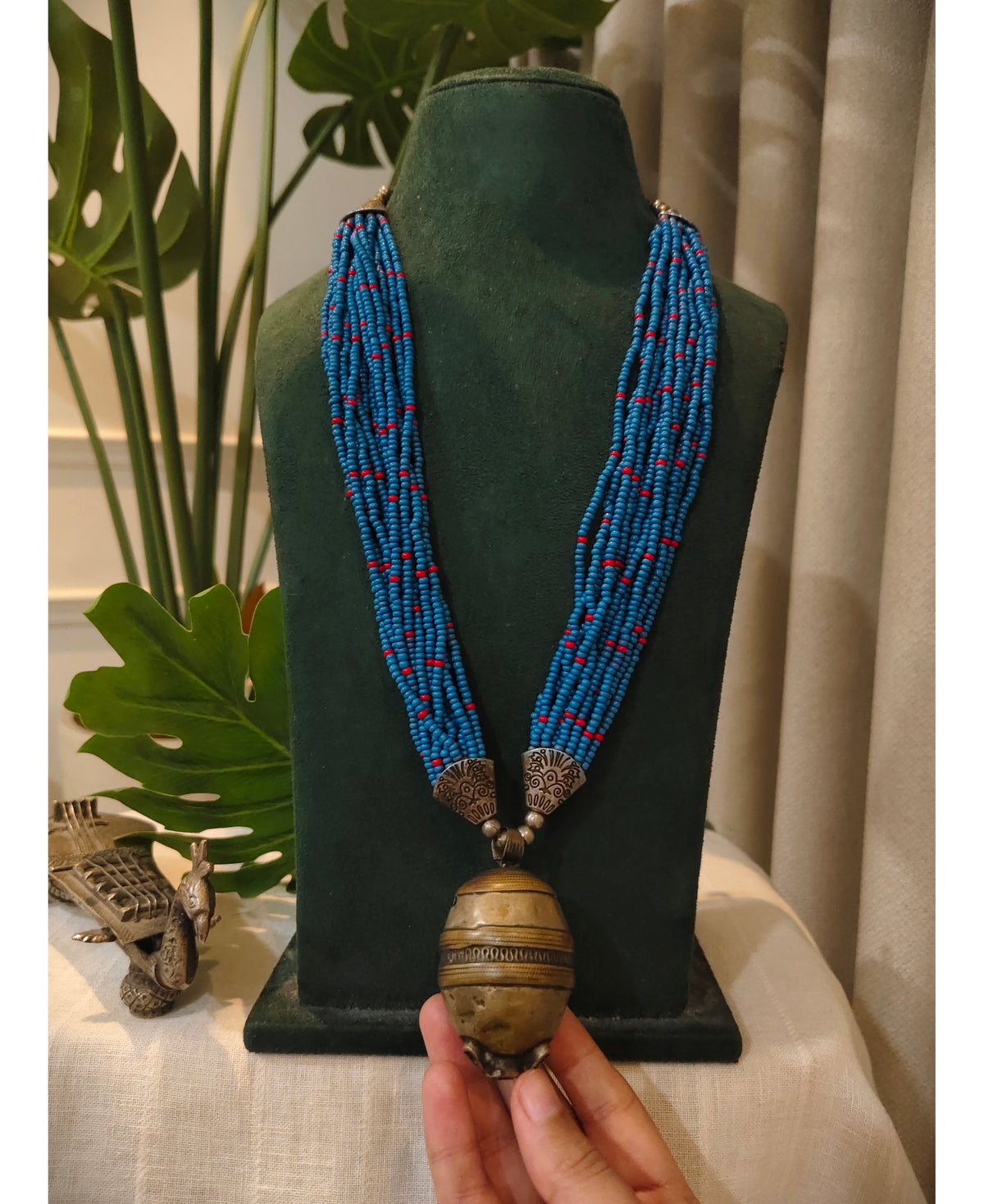 Beautiful Vintage Afghani Bell Necklace