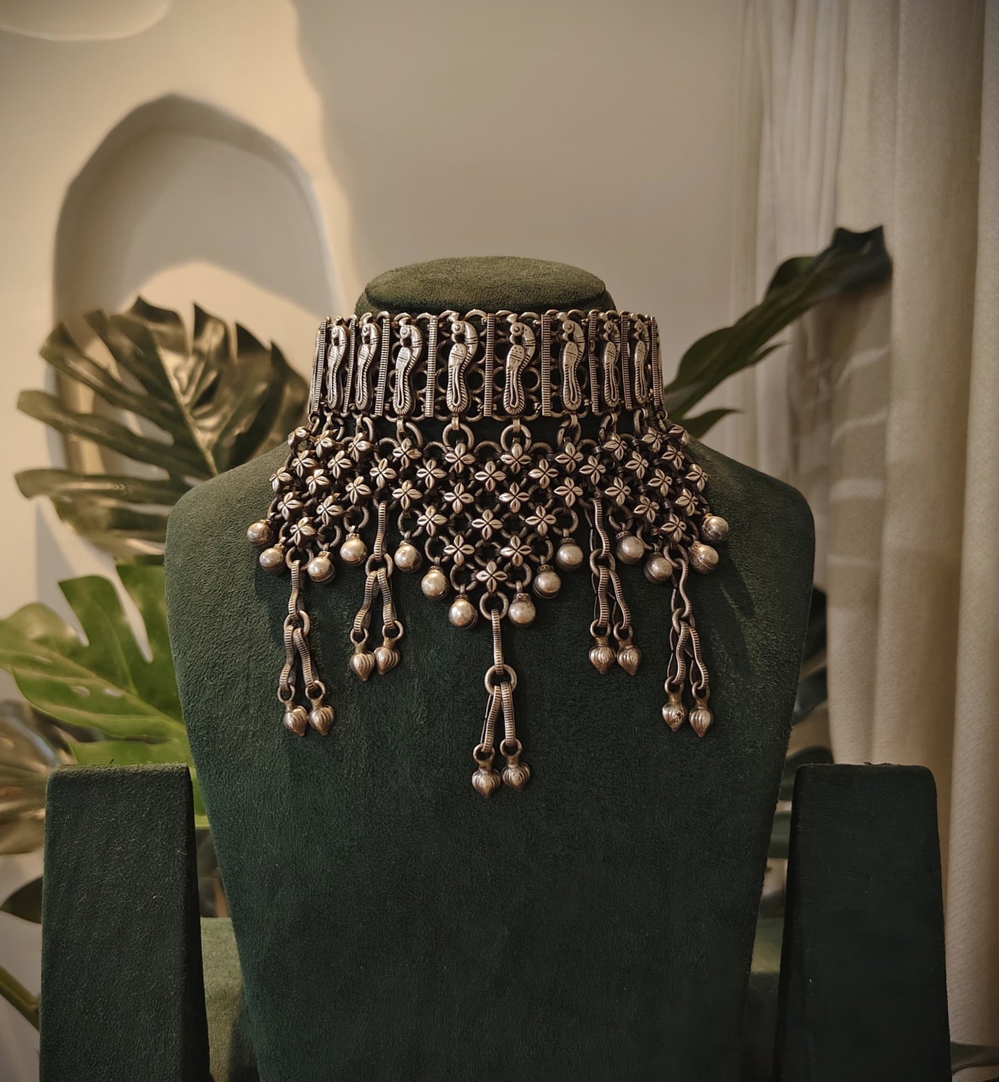 Beautiful Designer Jaal Latkan Choker