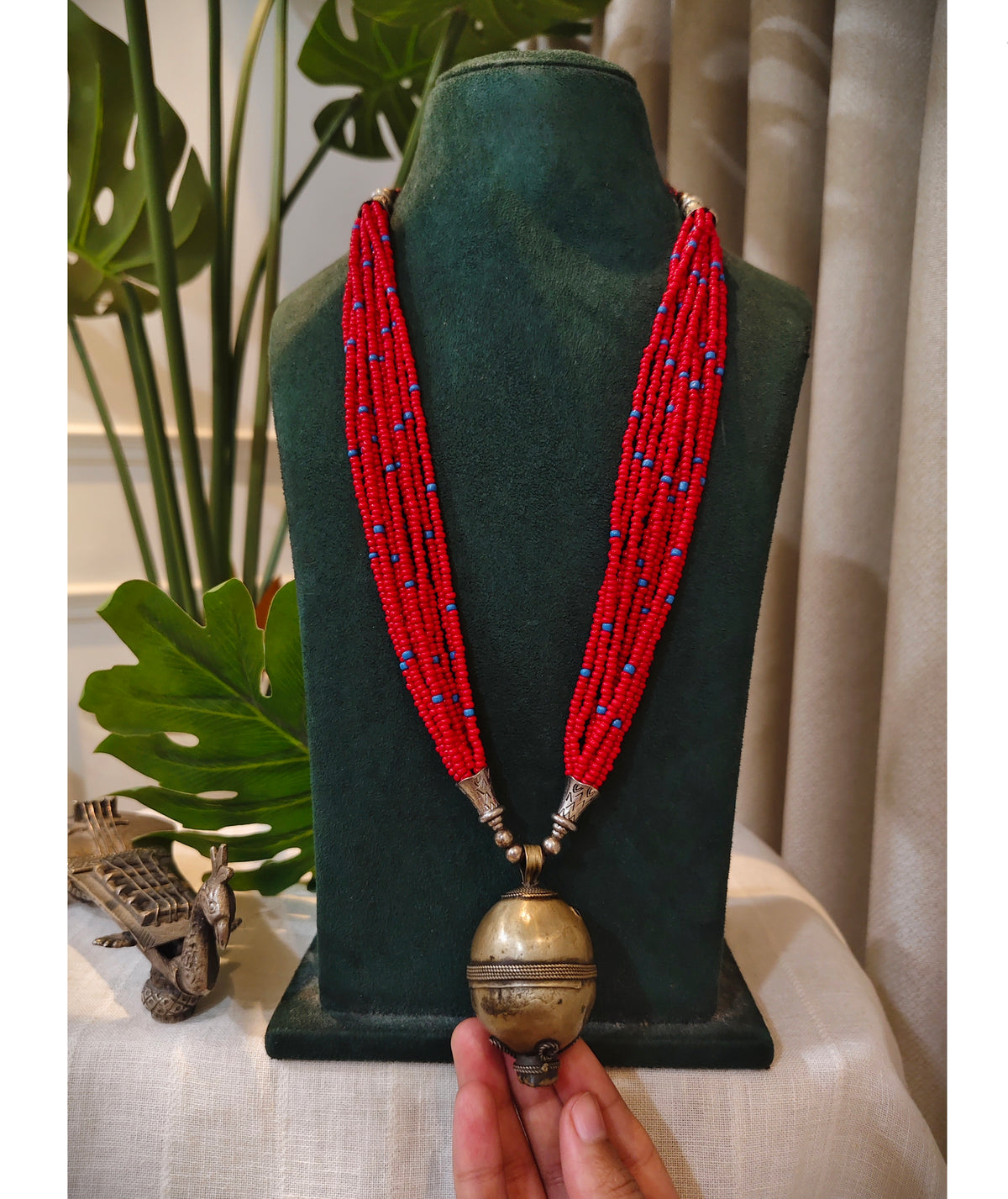 Beautiful Vintage Afghani Bell Necklace
