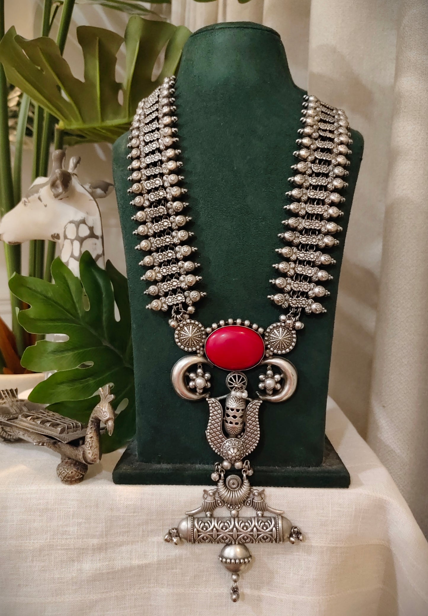 Beautiful Designer Fusion Pendant Long Necklace