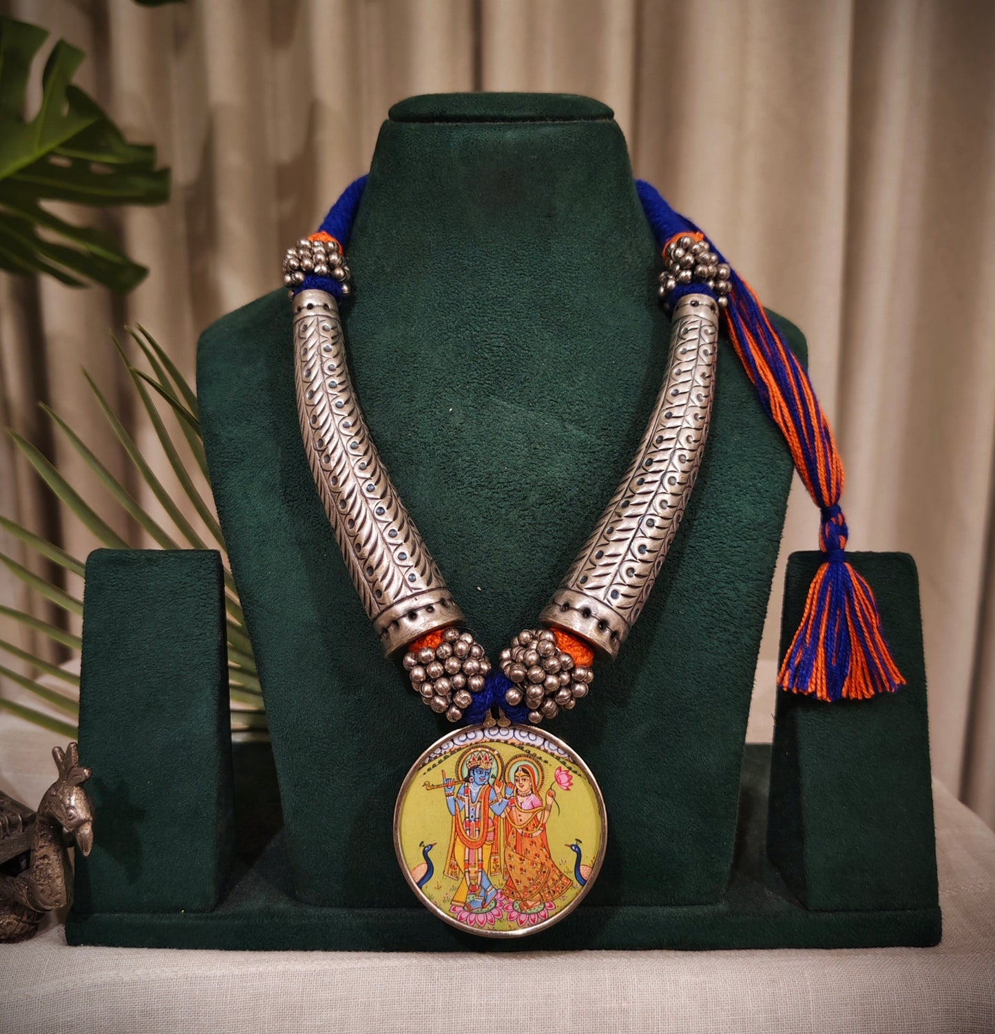 Beautiful Designer Hasli Style Painting Necklace
