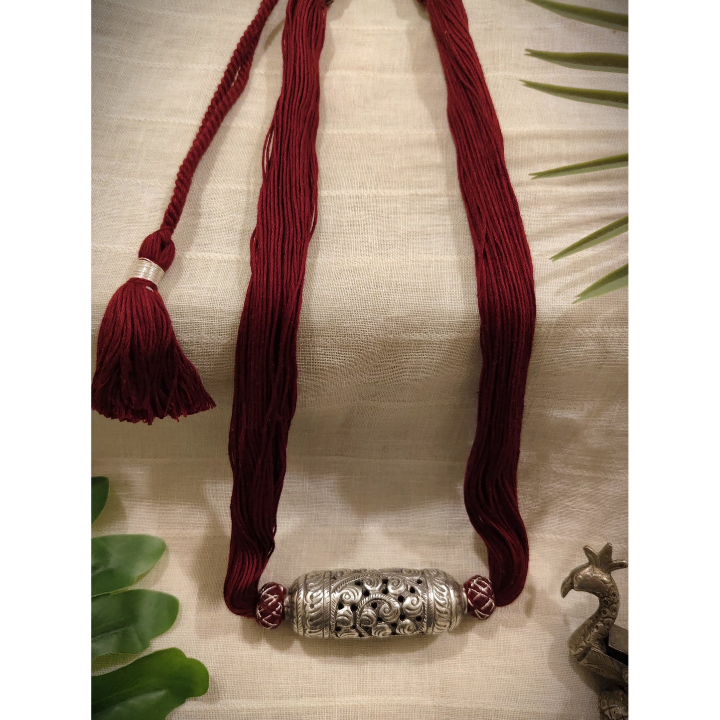 Beautiful Designer Chitai Taabiz Dori Long Necklace