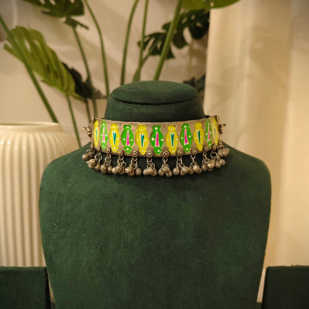 Beautiful Designer Hand-painted Choker