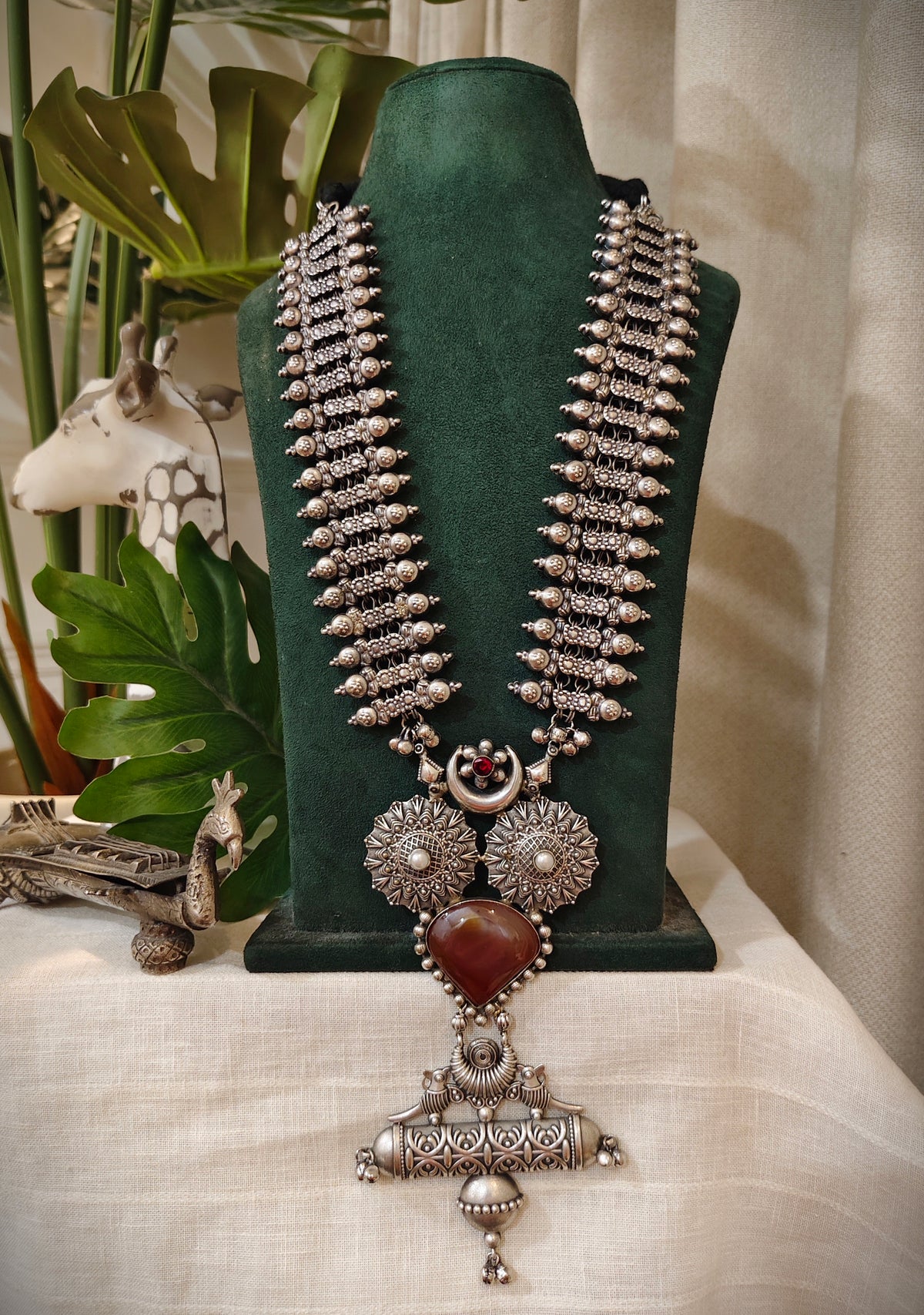Beautiful Designer Fusion Pendant Long Necklace