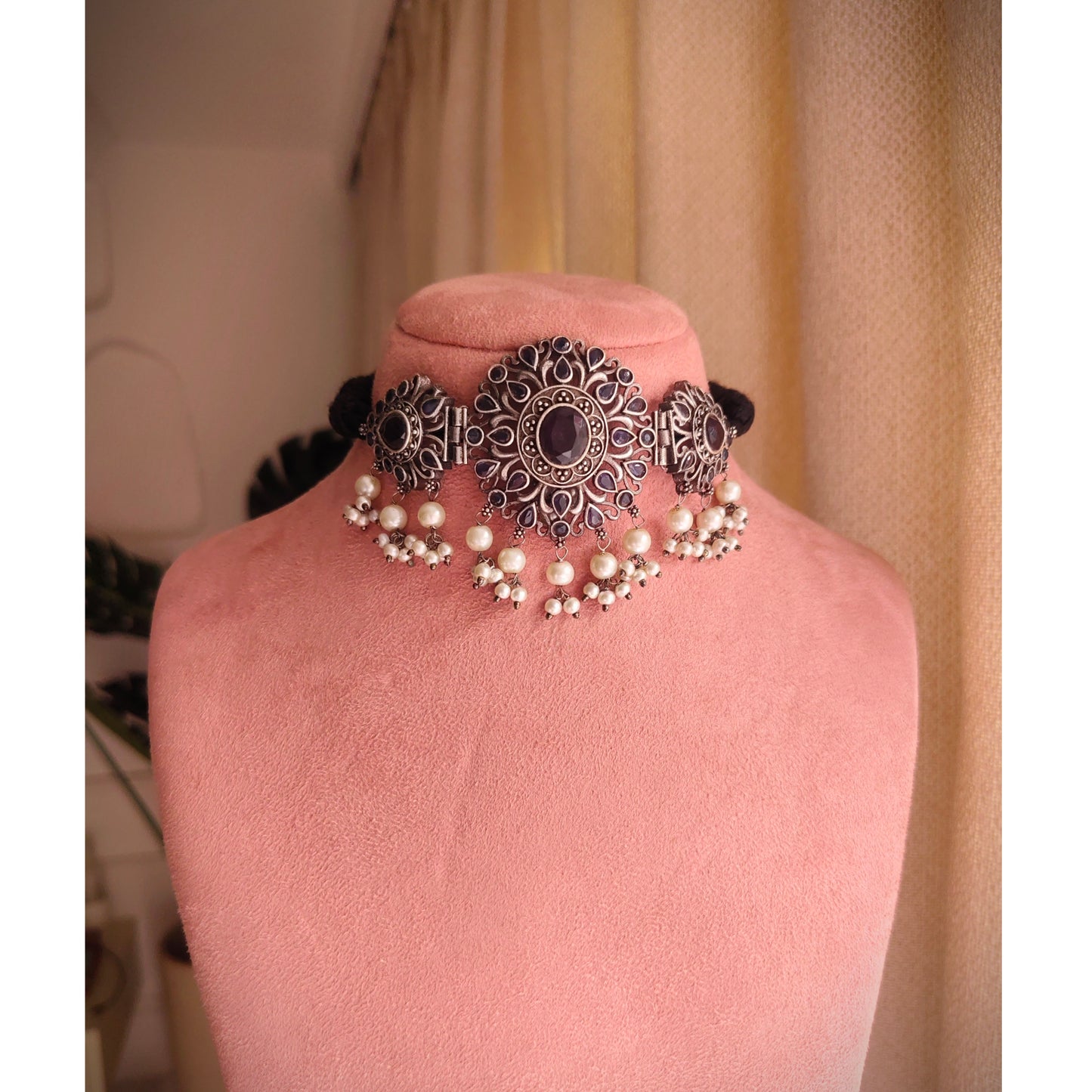 Beautiful Designer Stone Embedded Choker