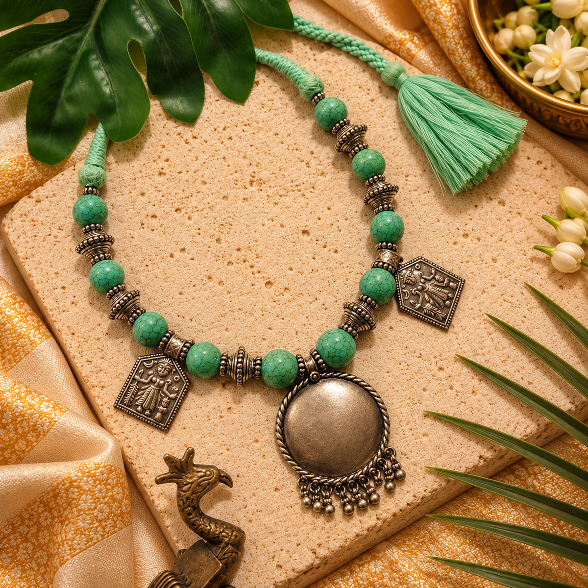 Beautiful Designer Paatri Mix Neckpiece