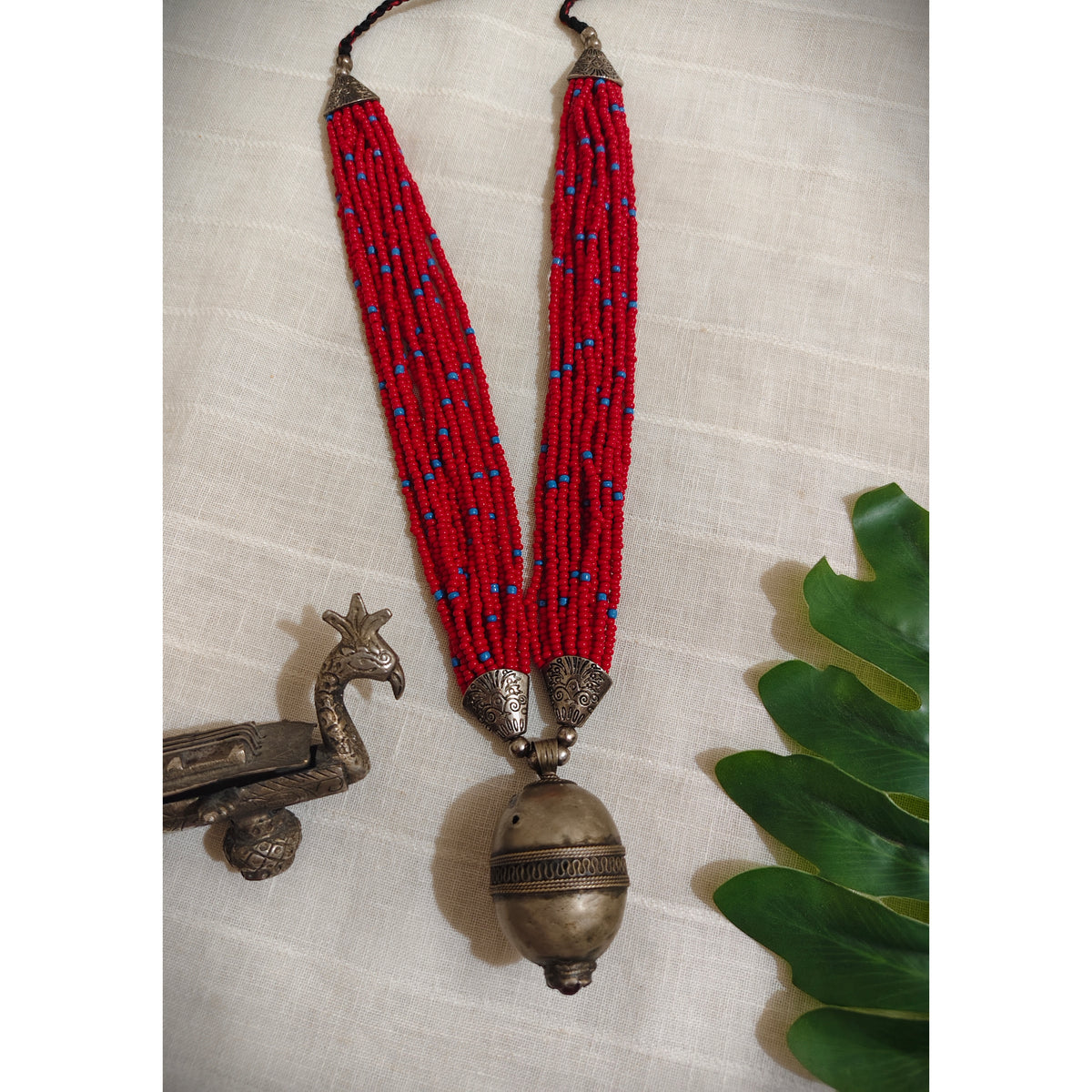 Beautiful Vintage Afghani Bell Necklace