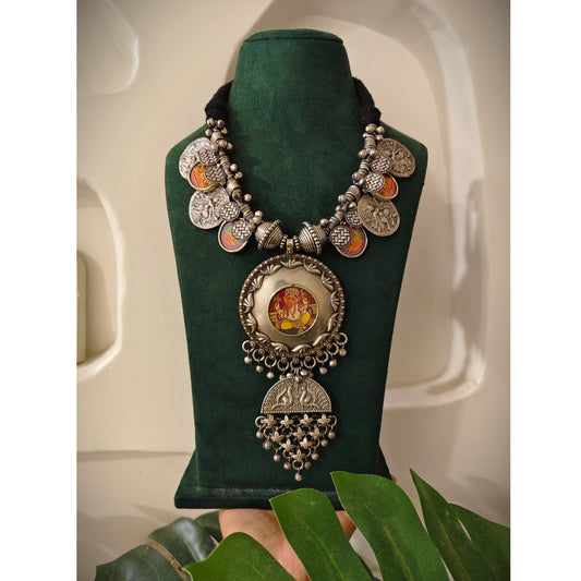 Beautiful Designer Painting Paatri Mix Necklace