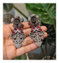 Beautiful Designer Stone Embedded Earrings