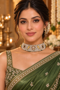 Beautiful Designer Statement Choker (no earrings)