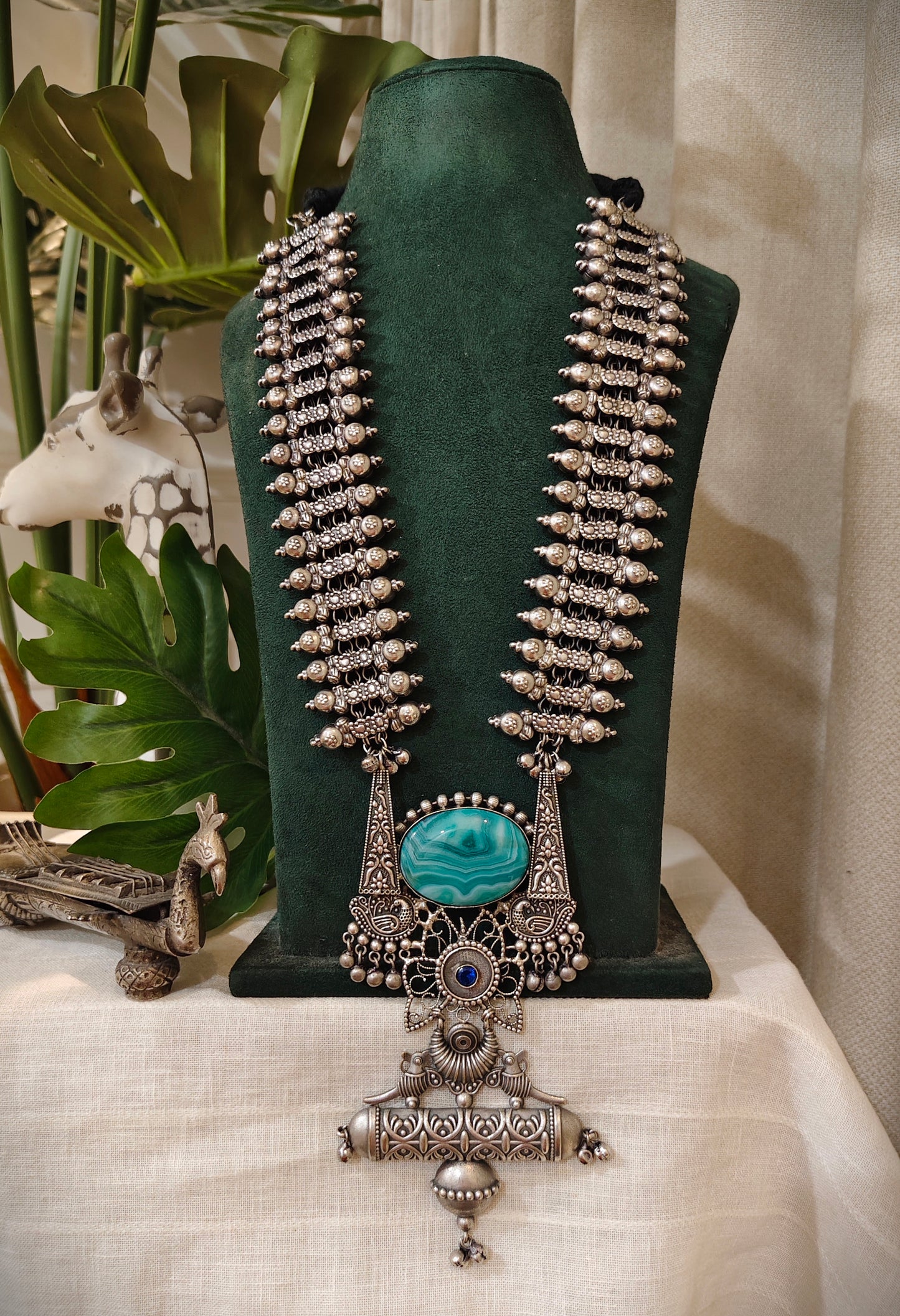 Beautiful Designer Fusion Pendant Long Necklace