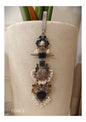 Beautiful Designer Stone Embedded Dual Tone Long Chaabi Gutchha (worn on the waist)