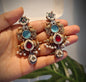 Beautiful Designer Stone Embedded Earrings