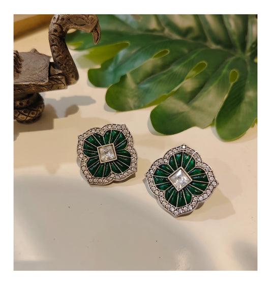 Beautiful Designer Kempstone Earrings