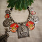 Beautiful Designer Painting Paatri Mix Neckpiece