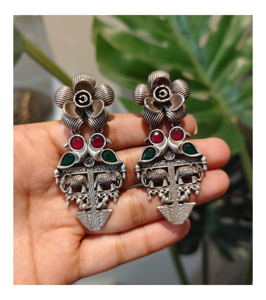 Beautiful Designer Stone Embedded Earrings