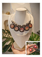 Beautiful Designer Painting Mix Hasli With Earrings