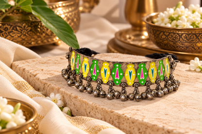 Beautiful Designer Hand-painted Choker