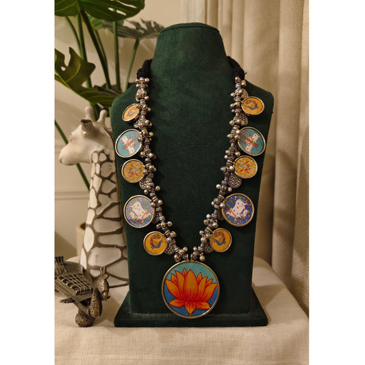 Beautiful Designer Painting Long Necklace