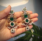 Beautiful Designer Stone Embedded Earrings