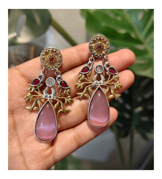 Beautiful Designer Stone Embedded Earrings