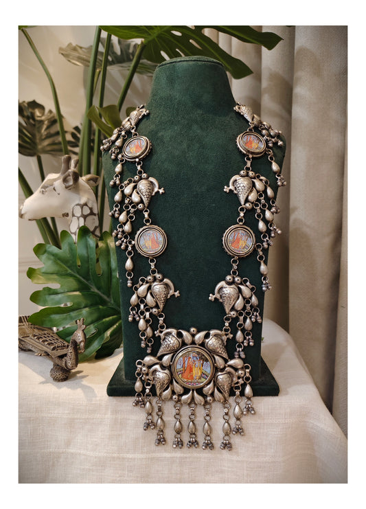Beautiful Designer Painting Tota Necklace