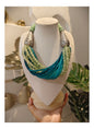Beautiful Designer Twisted Beads Statement Necklace