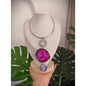 Beautiful Designer Natural Stone With Beads Necklace