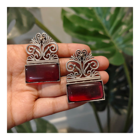 Beautiful Designer Stone Embedded Earrings