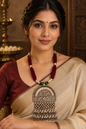 Beautiful Designer Huge Pendant Long Handmade Dori Necklace