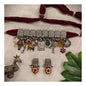 Beautiful Designer Choker With Charms Mix Latkan & Earrings
