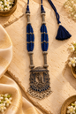 Beautiful Designer Stone Embedded Pendant Beaded Necklace