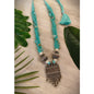 Beautiful Designer Twisted Beads With Pendant Necklace