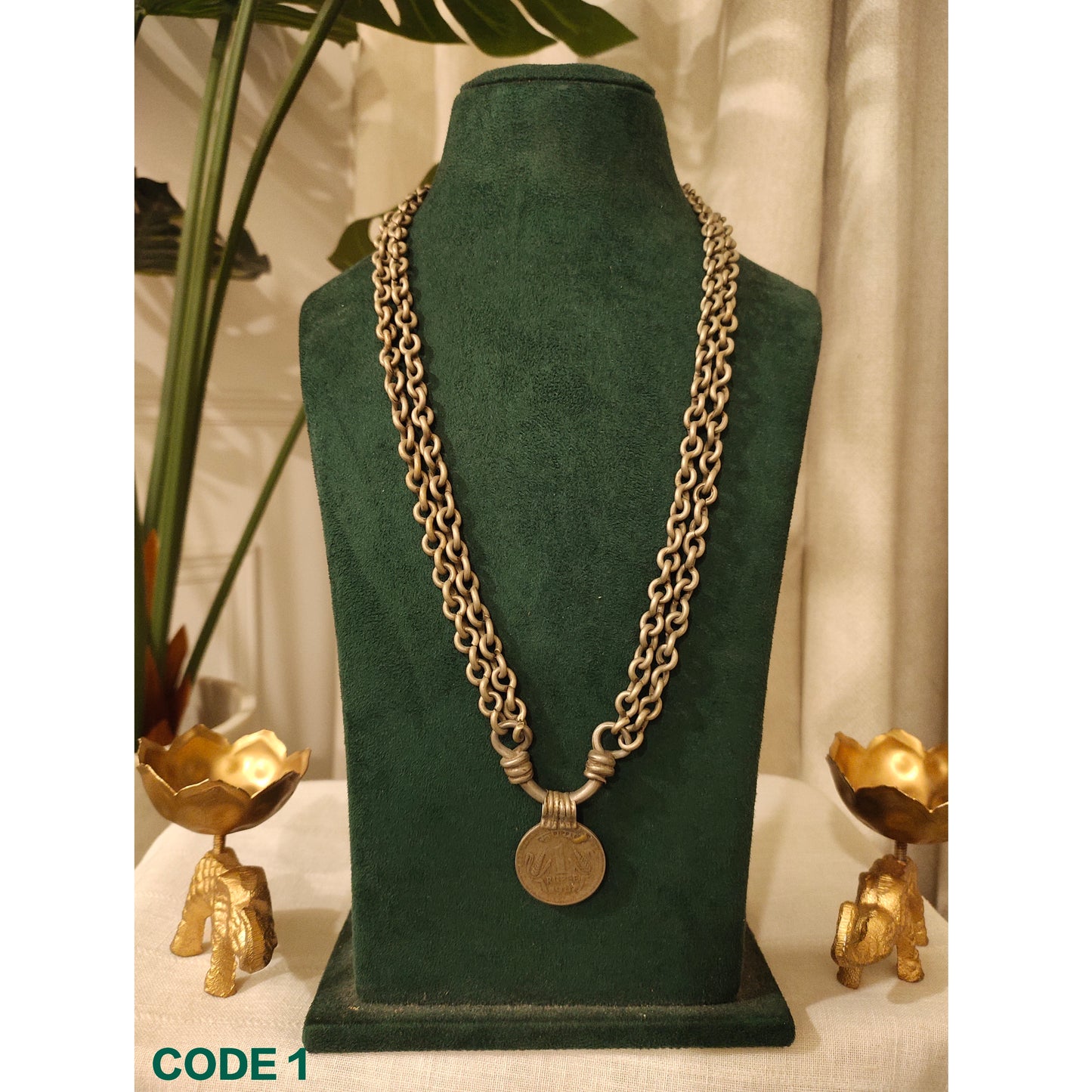 Beautiful Tribal Coin Necklace