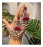 Beautiful Designer Stone Embedded Earrings