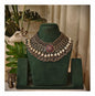 Beautiful Designer Jaal Neckpiece (vintage golden & silver polish)