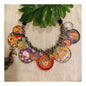 Beautiful Designer Painting Mix Overlapping Neckpiece