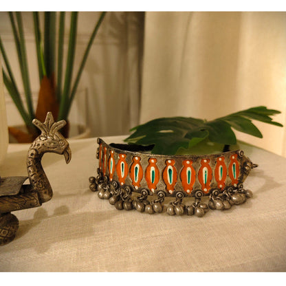 Beautiful Designer Hand-Painted Vintage Polish Choker