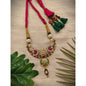 Beautiful Designer Kundan Detailing Chaand Long Necklace (Heavy in look)