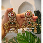 Beautiful Designer Apala Polish Thappa Work Lightweight Earrings
