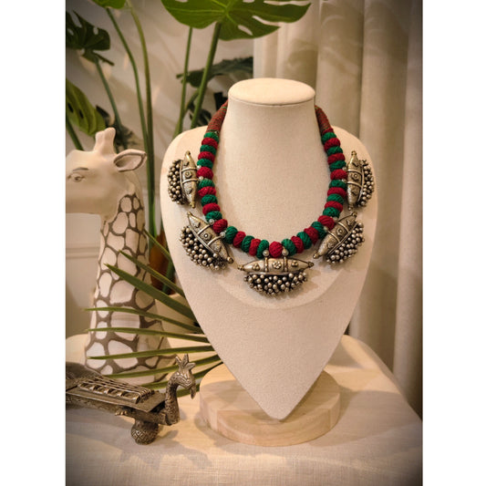 Beautiful Designer Vintage Brass Taabiz Neckpiece