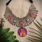 Beautiful Designer Painting Mix Jaal Patta Neckpiece
