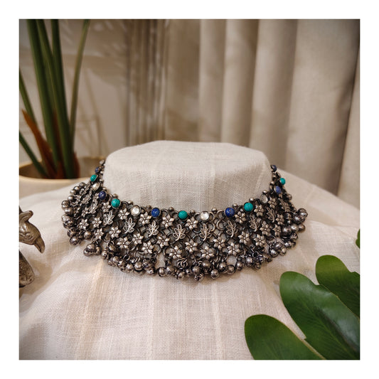 Beautiful Designer Jaal Stone Embedded Choker
