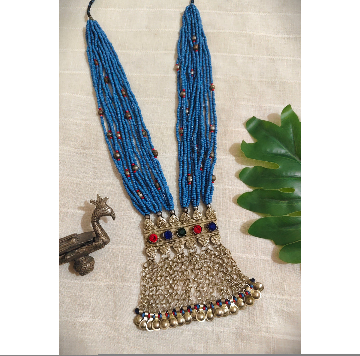 Beautiful Vintage Afghani Bell Necklace